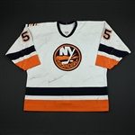 Blake, Jason * <br>White 2nd Regular Season<br>New York Islanders 2003-04<br>#55 Size: 54