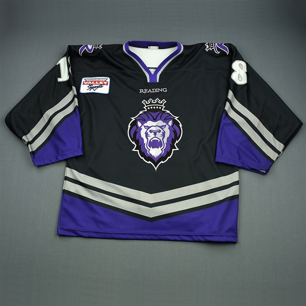 Giuliano, Jeff * <br>Black Set 2<br>Reading Royals 2002-03<br>#18 Size: 56