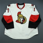 Foligno, Nick<br>White Set 3 / Playoffs<br>Ottawa Senators 2009-10<br>#71 Size: 58