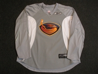 Reebok<br>Gray Practice Jersey<br>Atlanta Thrashers 2009-10<br>#N/A Size: 58