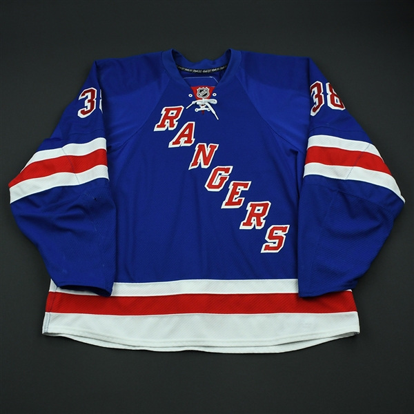 Potter, Corey<br>Blue Set 1 - NHL Debut<br>New York Rangers 2008-09<br>#38 Size: 58+