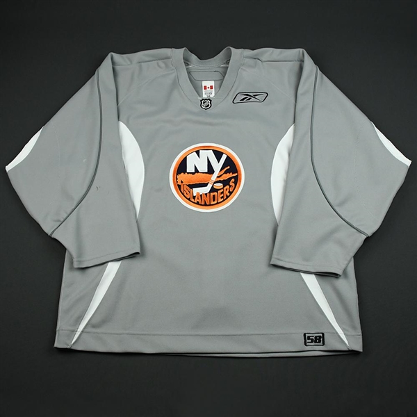 Reebok Edge<br>Gray Practice Jersey<br>New York Islanders 2006-07<br># Size: 58