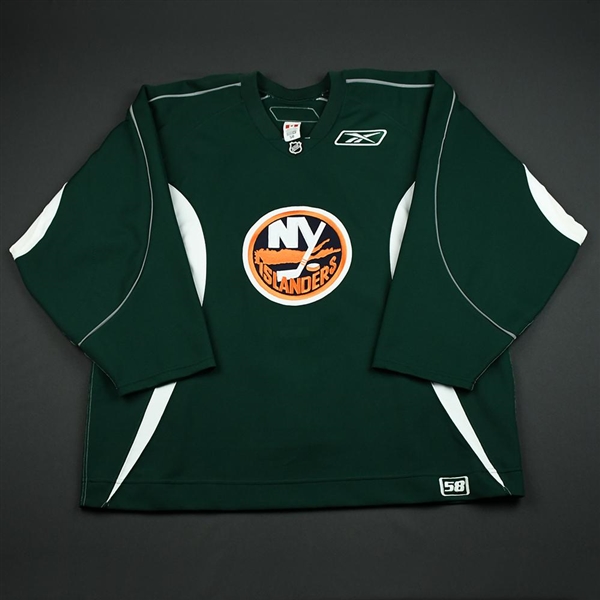 Reebok Edge<br>Dark Green Practice Jersey<br>New York Islanders 2006-07<br># Size: 58