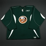 Reebok Edge<br>Dark Green Practice Jersey<br>New York Islanders 2006-07<br># Size: 58