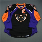 Kane, Boyd * <br>Black Set 1 w/C, Signed<br>Philadelphia Phantoms 2007-08<br>#28 Size: 58