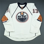 Cogliano, Andrew<br>White Set 2<br>Edmonton Oilers 2009-10<br>#13 Size: 56