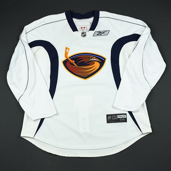 Reebok Edge<br>White Practice Jersey<br>Atlanta Thrashers 2008-09<br>#N/A Size: 56