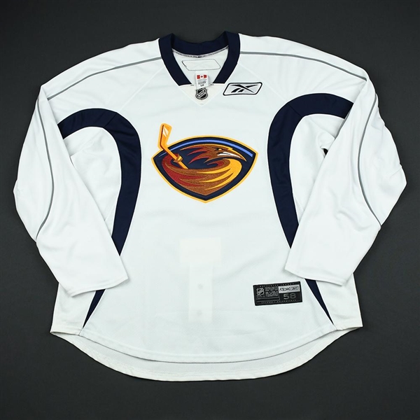 Reebok Edge<br>White Practice Jersey<br>Atlanta Thrashers 2008-09<br>#N/A Size: 58