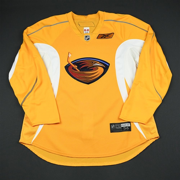 Reebok Edge<br>Yellow Practice Jersey<br>Atlanta Thrashers 2008-09<br>#N/A Size: 56