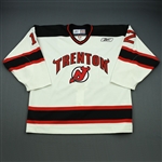 OLeary, Mark<br>White Set 1<br>Trenton Devils 2008-09<br>#12 Size:56