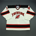 Poli, Chris<br>White Set 1<br>Trenton Devils 2008-09<br>#14 Size: 56