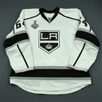 Andreoff, Andy<br>White  - Stanley Cup Final Set 1 - Game-Issued<br>Los Angeles Kings 2013-14<br>#64 Size: 58