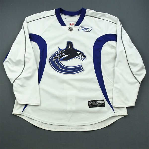 Reebok Edge<br>White Practice Jersey<br>Vancouver Canucks 2008-09<br>#N/A Size: 58+