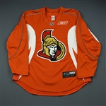 Reebok<br>Orange Practice Jersey<br>Ottawa Senators 2009-10<br>#N/A Size: 52