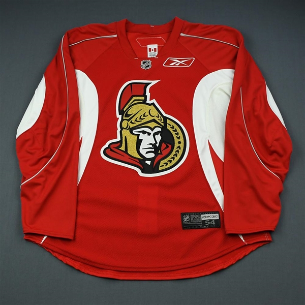 Reebok<br>Red Practice Jersey<br>Ottawa Senators 2009-10<br>#N/A Size: 54