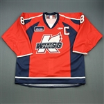 Ftorek, Sam * <br>Red w/C<br>Kalamazoo Wings 2009-10<br>#8 Size: 56