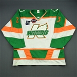 OLeary, Patrick * <br>St. Patricks Day - Autographed<br>Kalamazoo Wings 2002-03<br>#23 Size: XXL