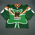 Turner, Tim * <br>St. Patricks Day - Autographed<br>Kalamazoo Wings 2005-06<br>#17 Size: XXL