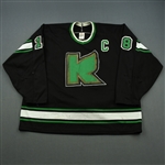 Robinson, Scott * <br>Black w/C<br>Kalamazoo Wings 1991-92<br>#18 Size: XL
