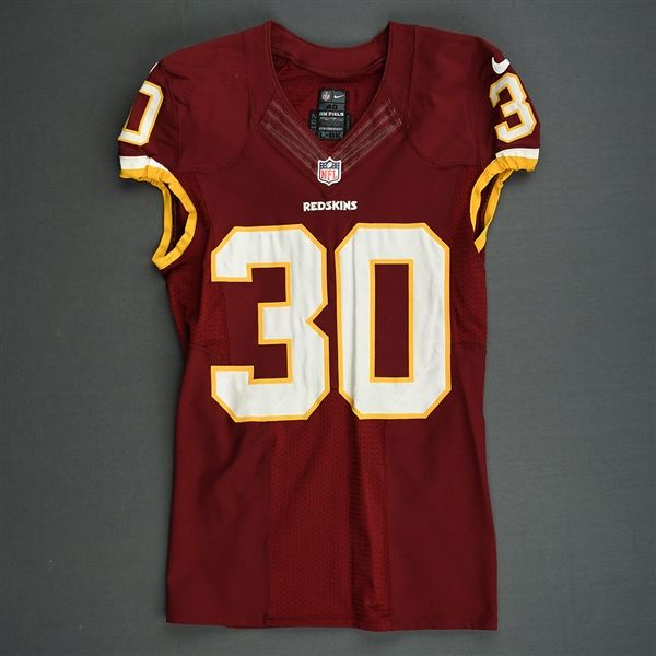 Biggers, E.J.<br>Burgundy<br>Washington Redskins 2013<br>#30 Size: 40 L-BK