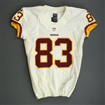 Davis, Fred<br>White - worn December 29, 2013 vs. New York Giants<br>Washington Redskins 2013<br>#83 Size: 42 SKILL