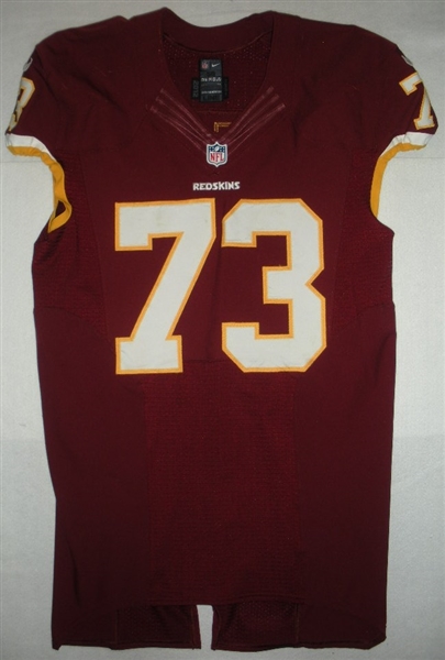 Gettis, Adam<br>Burgundy<br>Washington Redskins 2013<br>#73 Size: 50 LINE