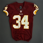 Robinson, Trenton<br>Burgundy<br>Washington Redskins 2013<br>#34 Size: 40 SKILL
