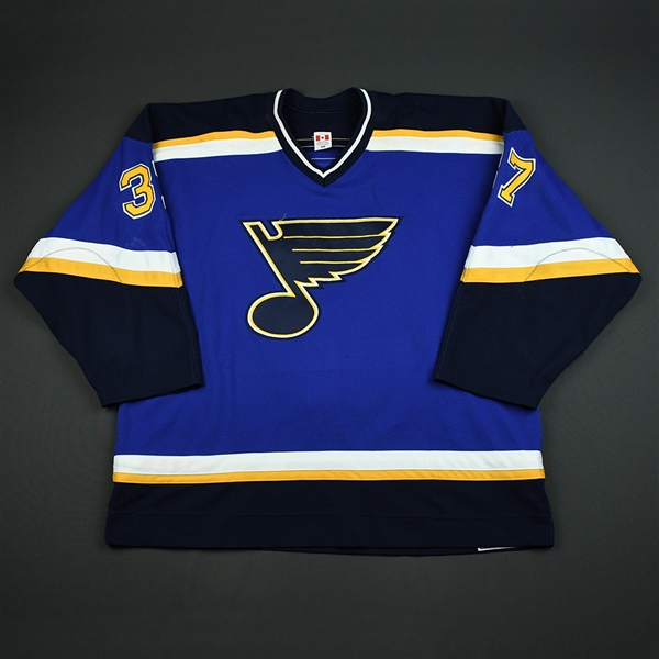 Finley, Jeff * <br>Blue 1st Regular Season<br>St. Louis Blues 2003-04<br>#37 Size: 56