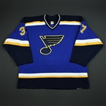 Finley, Jeff * <br>Blue 1st Regular Season<br>St. Louis Blues 2003-04<br>#37 Size: 56