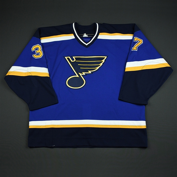 Finley, Jeff * <br>Blue 3rd Regular Season<br>St. Louis Blues 2003-04<br>#37 Size: 56