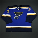 Finley, Jeff * <br>Blue 3rd Regular Season<br>St. Louis Blues 2003-04<br>#37 Size: 56