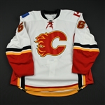 Pelech, Matt<br>White Set 1 (NHL Debut) (RBK Version 2.0)<br>Calgary Flames 2008-09<br>#56 Size: 58+
