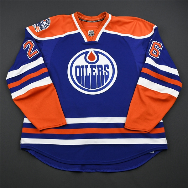 Cole, Erik * <br>Third Set 1<br>Edmonton Oilers 2008-09<br>#26 Size: 58