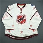 Phaneuf, Dion * <br>White - Game-Issued (GI) before Fantasy Draft<br>All Star 2011-12<br>#3 Size: 58