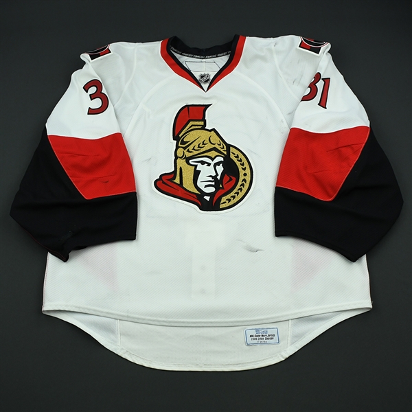 Auld, Alex<br>White Set 1<br>Ottawa Senators 2008-09<br>#31 Size: 58+G