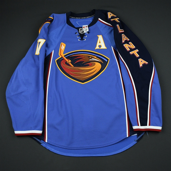 atlanta thrashers blue jersey