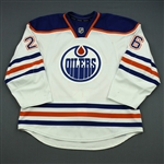 Arcobello, Mark<br>White Retro Set 2<br>Edmonton Oilers 2013-14<br>#26 Size: 56