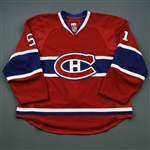 Palushaj, Aaron * <br>Red Set 1<br>Montreal Canadiens 2010-11<br>#51 Size: 56