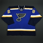 Khavanov, Alex * <br>Blue 3rd Regular Season<br>St. Louis Blues 2003-04<br>#29 Size: 56