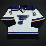 Varlamov, Sergei * <br>White Preseason<br>St. Louis Blues 2003-04<br>#36 Size: 56