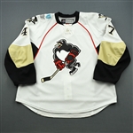 Despres, Simon * <br>White, worn on January 9, 2013<br>Wilkes-Barre Scranton Penguins 2012-13<br>#47 Size: 58