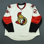 OBrien, Jim<br>White Set 1 - NHL Debut<br>Ottawa Senators 2010-11<br>#42 Size: 58