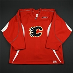 Reebok<br>Red Practice Jersey<br>Calgary Flames 2006-07<br># Size: 58
