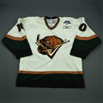 Johnson, Keith<br>White Set 1<br>Utah Grizzlies 2007-08<br>#10 Size: 54