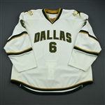 Daley, Trevor<br>White Set 3<br>Dallas Stars 2010-11<br>#6 Size: 58