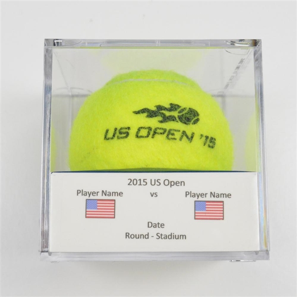 Adrian Mannarino vs. Andy Murray<br>Match-Used Ball - Round 2 - Arthur Ashe Stadium<br>US Open Mens Singles 2015