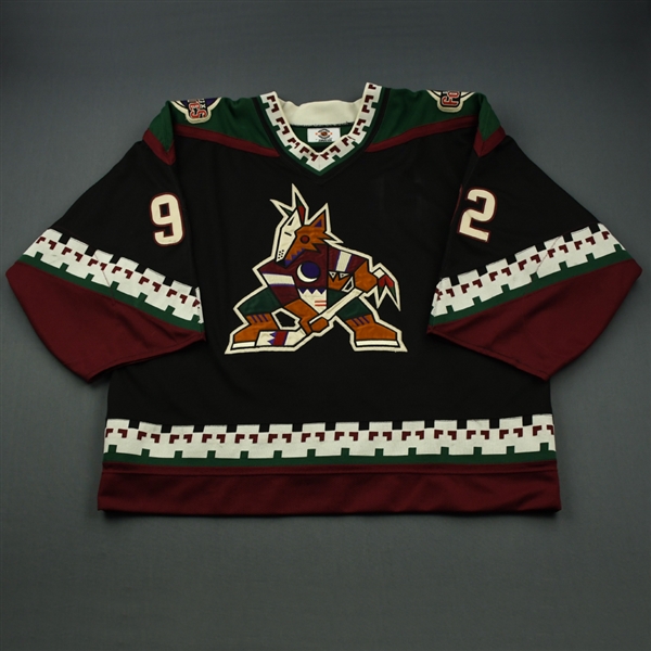 Tocchet, Rick * <br>Black<br>Phoenix Coyotes 1997-98<br>#92 Size: 58G