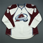 Hejda, Jan<br>White Set 1<br>Colorado Avalanche 2011-12<br>#8 Size: 58