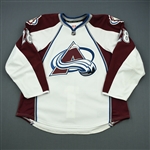 Lindstrom, Joakim<br>White Set 1<br>Colorado Avalanche 2011-12<br>#28 Size: 56