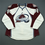 Mueller, Peter<br>White Set 1<br>Colorado Avalanche 2011-12<br>#88 Size: 56